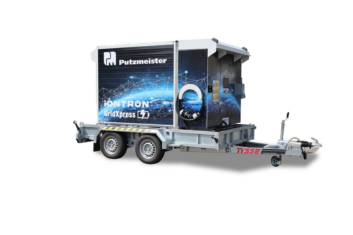 Putzmeister iONTRON GridXpress – mobilna stacja ładowania dla maszyn elektrycznych
