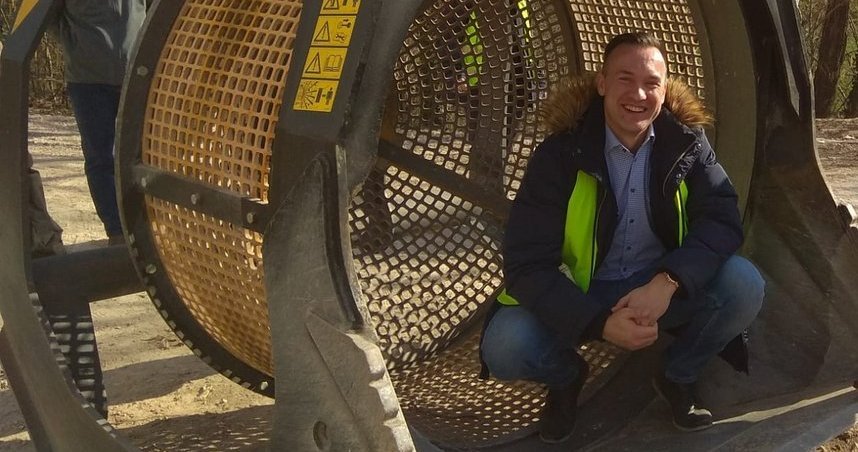 Radosław Puciaty, dyrektor sprzedaży w Polsce (firma MB Crusher).