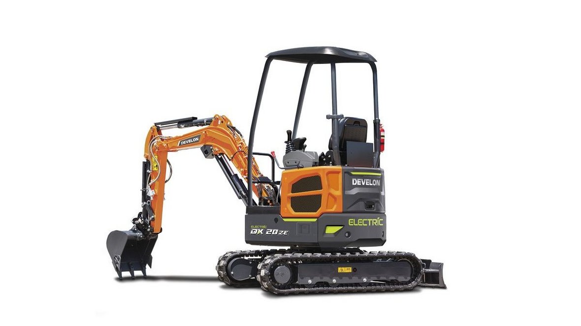 minikoparka elektryczna develon DX20ZE-7_WH