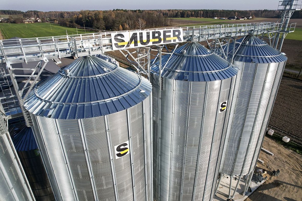 Cztery tysiące ton na Podlasiu w silosach Sauber 