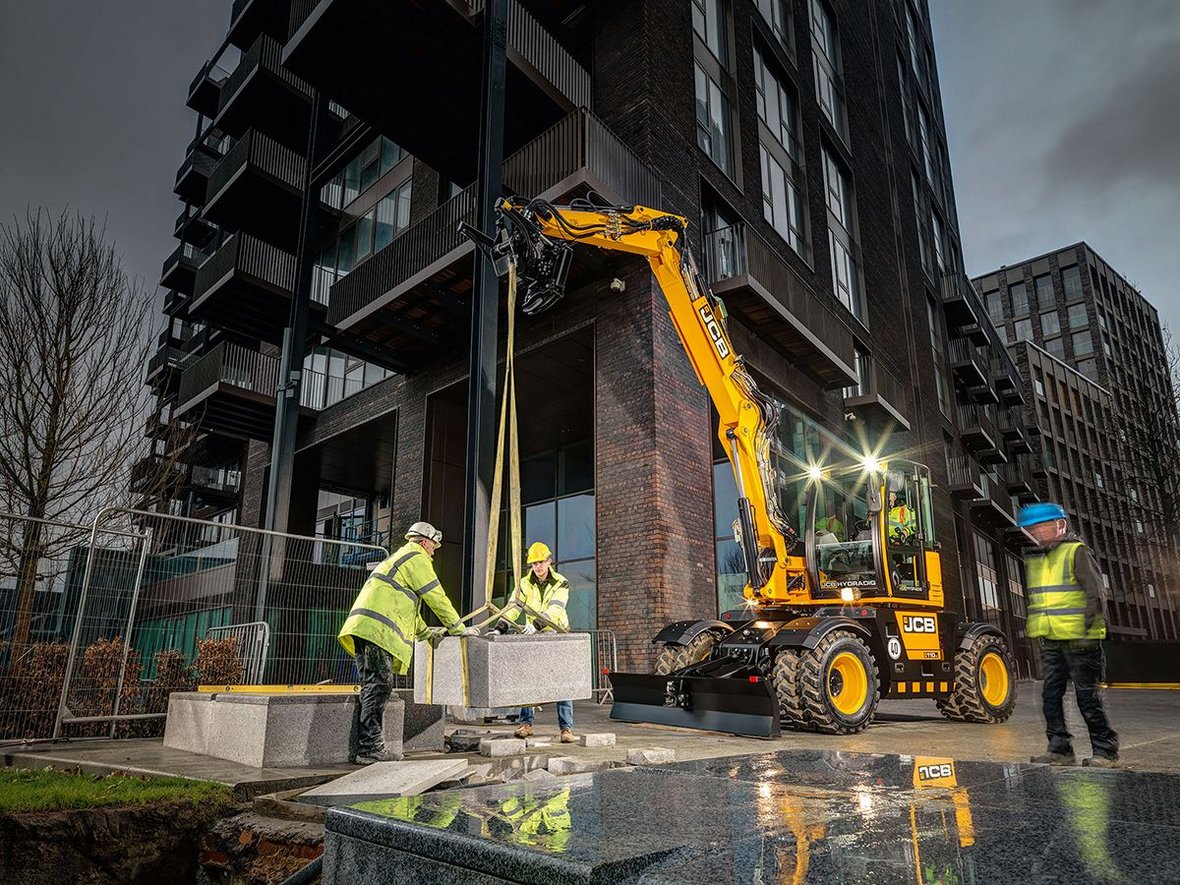 Innowacje w kołowej koparce JCB Hydradig 110 W