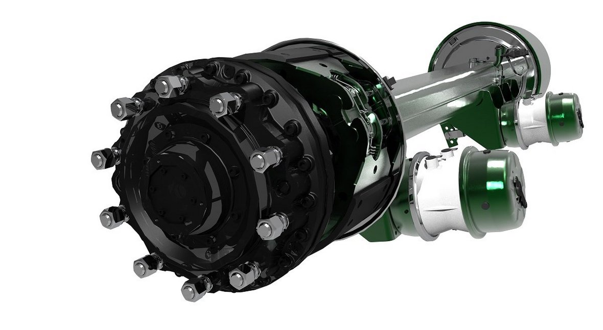 Hydraulicznie napędzana oś BPW do przyczep rolniczych i specjalistycznych