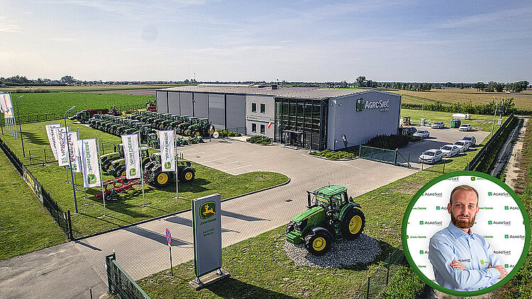 Kaczmarek, dyrektor marketingu w Agro-Sieć Maszyny.