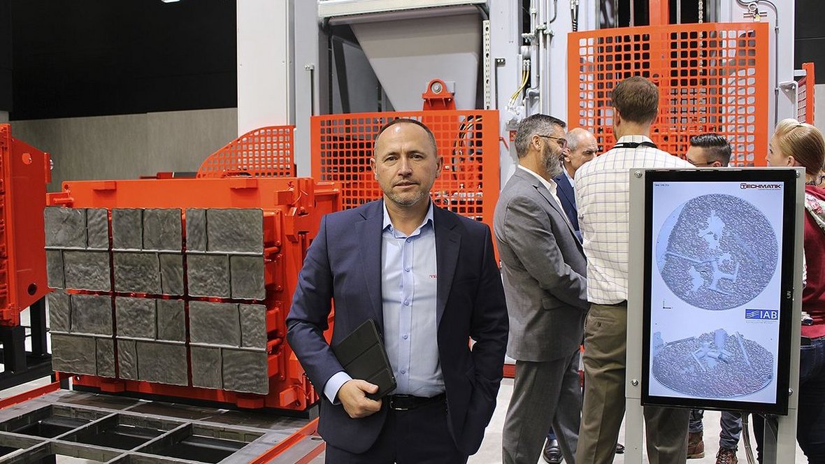 Techmatik na targach Bauma 2022 Mariusz Gil, prezes zarządu Techmatik