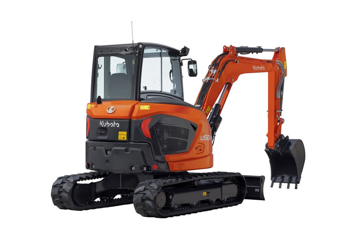 Minikoparki Kubota w pięciotonowej wersji