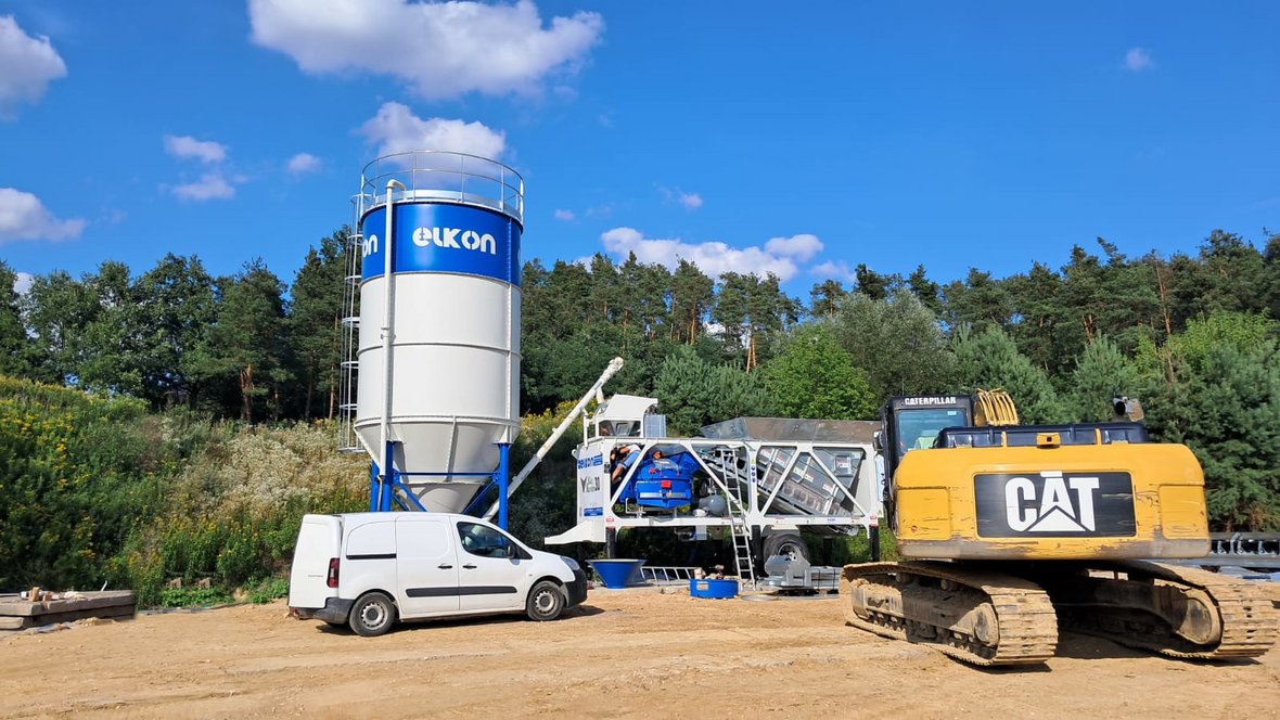 Betoniarnia Mix Master 30 – mobilne rozwiązanie dla placów budowy od Elkon