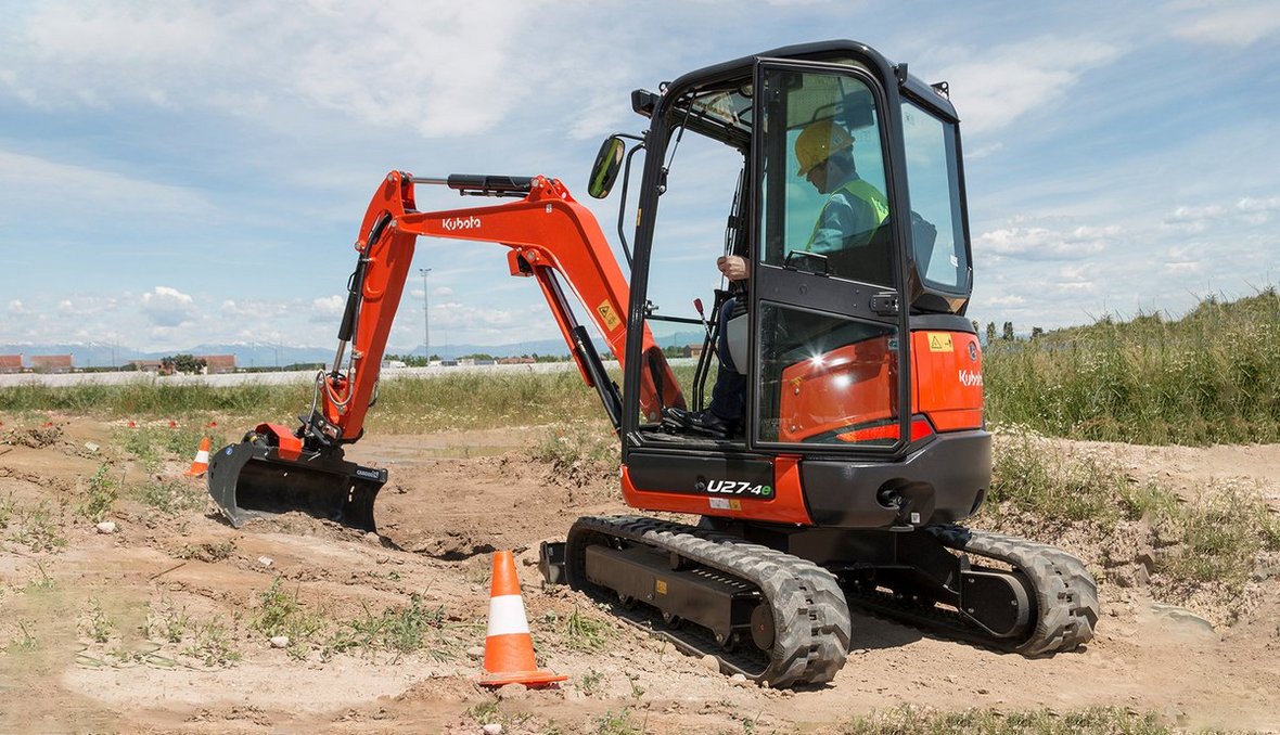Kubota wprowadza elektryczny retrofit dla koparek KX019 i U27-4