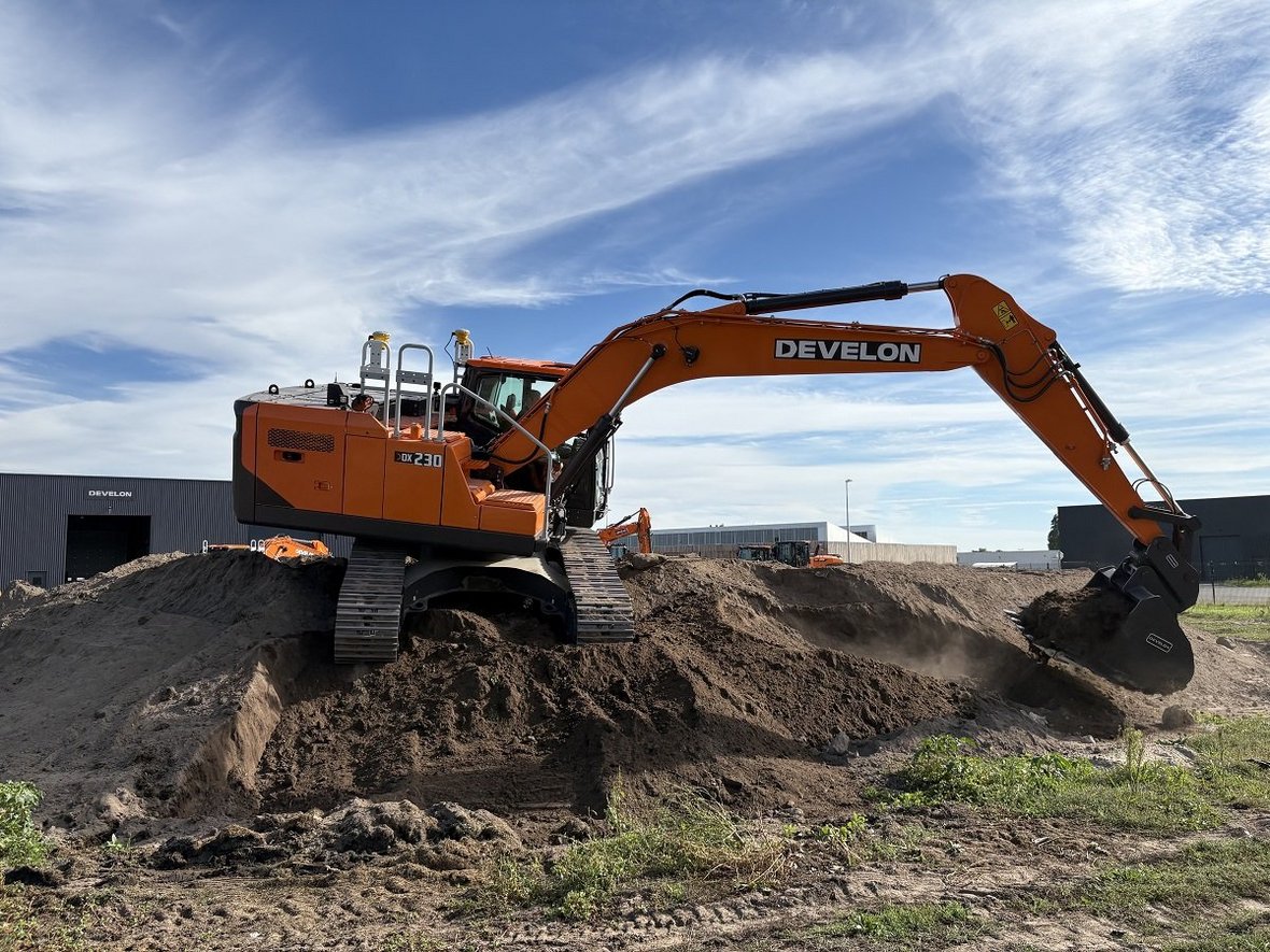 Develon serii 9 – system sterowania kompatybilny z Trimble 3D