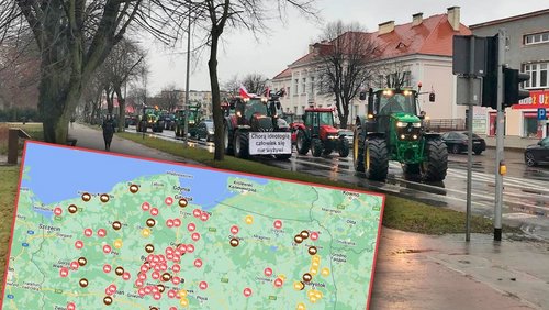 Ogólnopolski protest rolników. Śledź mapę utrudnień