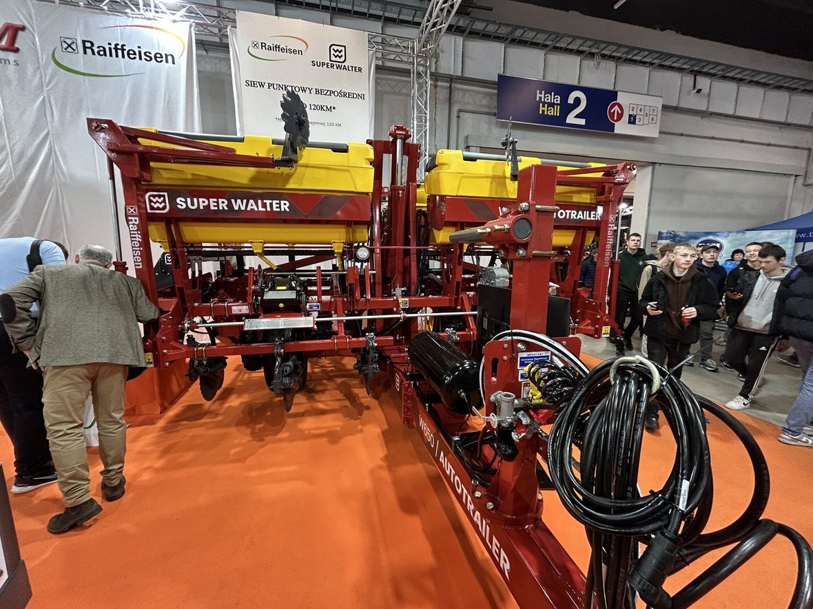 Super Walter W650 Autotrailer – precyzyjny siewnik rzędowy z Argentyny