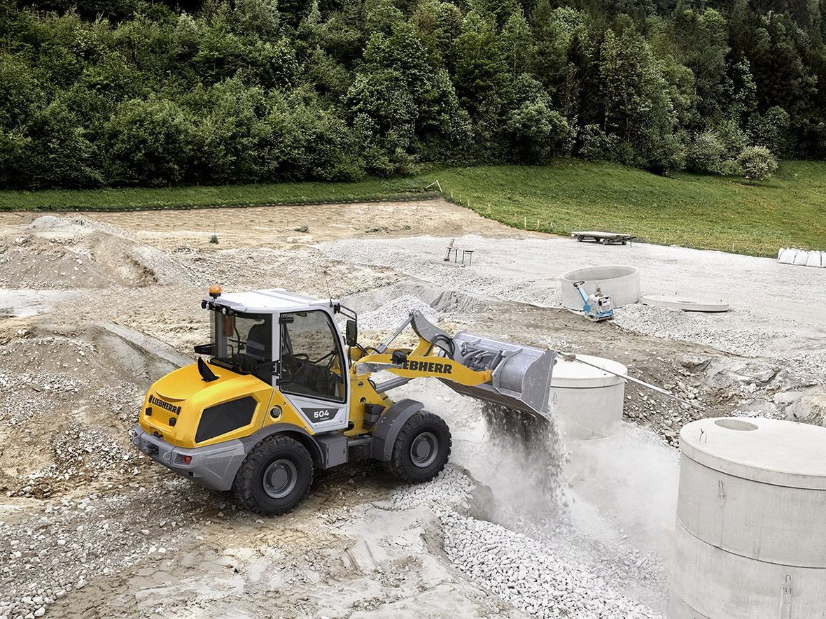 Ładowarki lekkie i średnie Liebherr