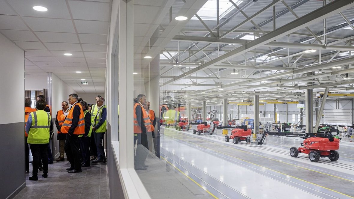 Inauguracja nowej fabryki Manitou w Candé