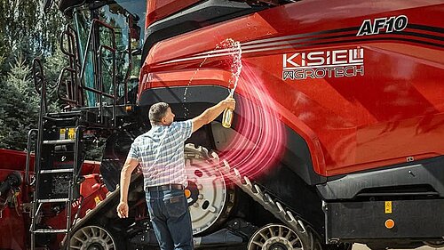 Pierwszy Case IH AF10 trafił do polskiego gospodarstwa. Maszynę dostarczył Kisiel Agrotech
