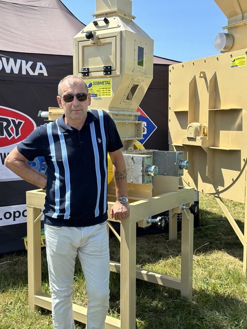 Karol Sobański, współwłaściciel firmy Sobmetal. 