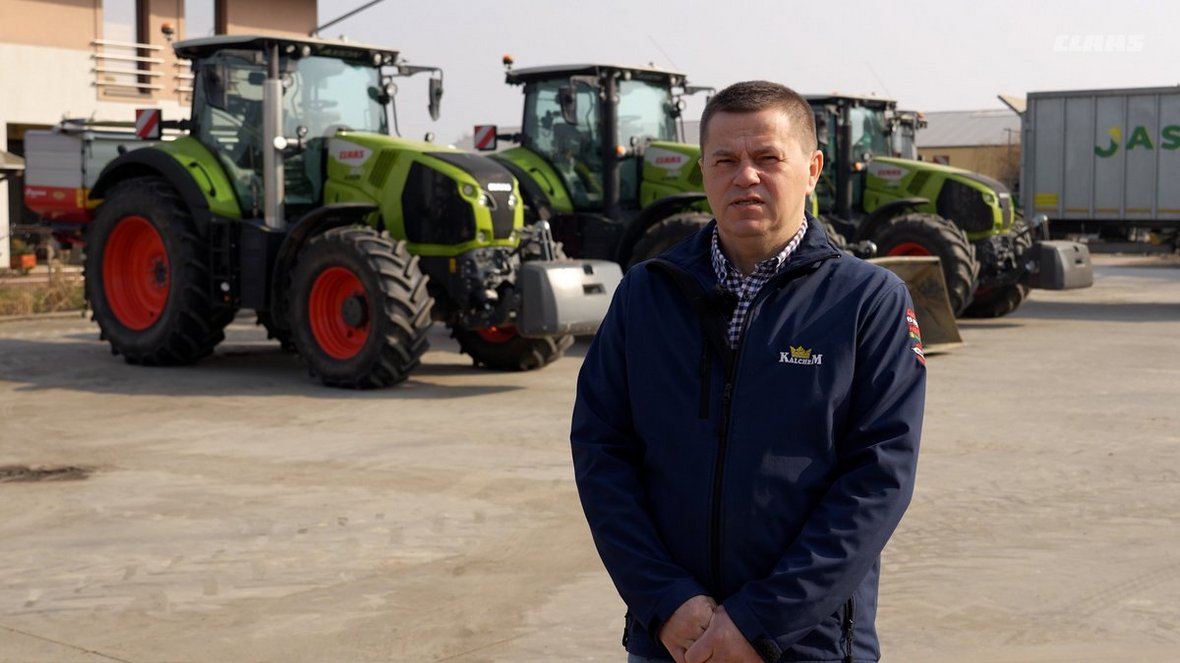 Rolnik i usługodawca Zbigniew Lewandowski z woj. mazowieckiego