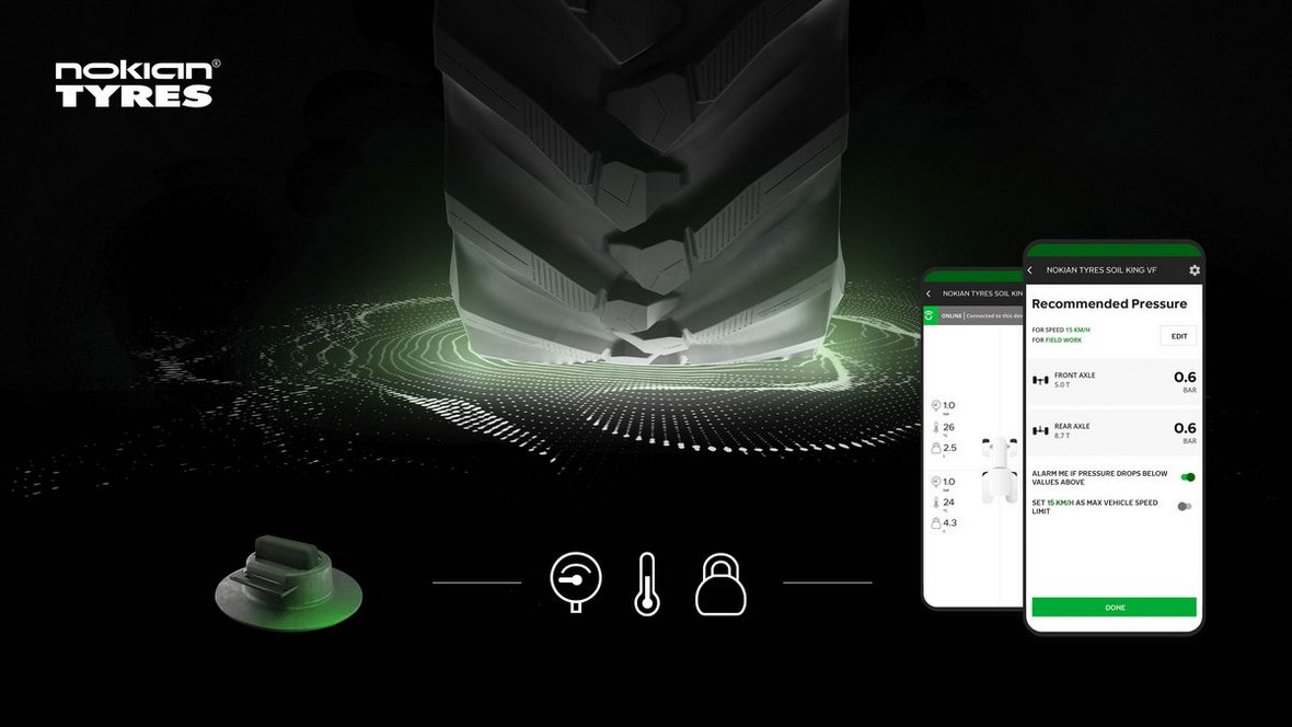 Nokian Tyres prezentuje Intuitu 2.0 - srebrny medal dla technologii rolniczej