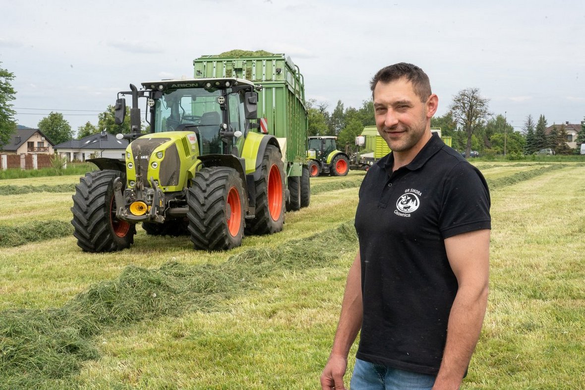 Piotr Sikora z Cisownicy k. Cieszyna chwali współpracę z firmą ŚWIERKOT
