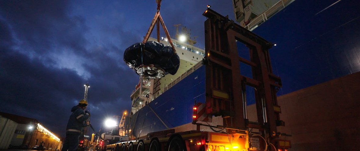 Tarcza gigant TBM już w kraju