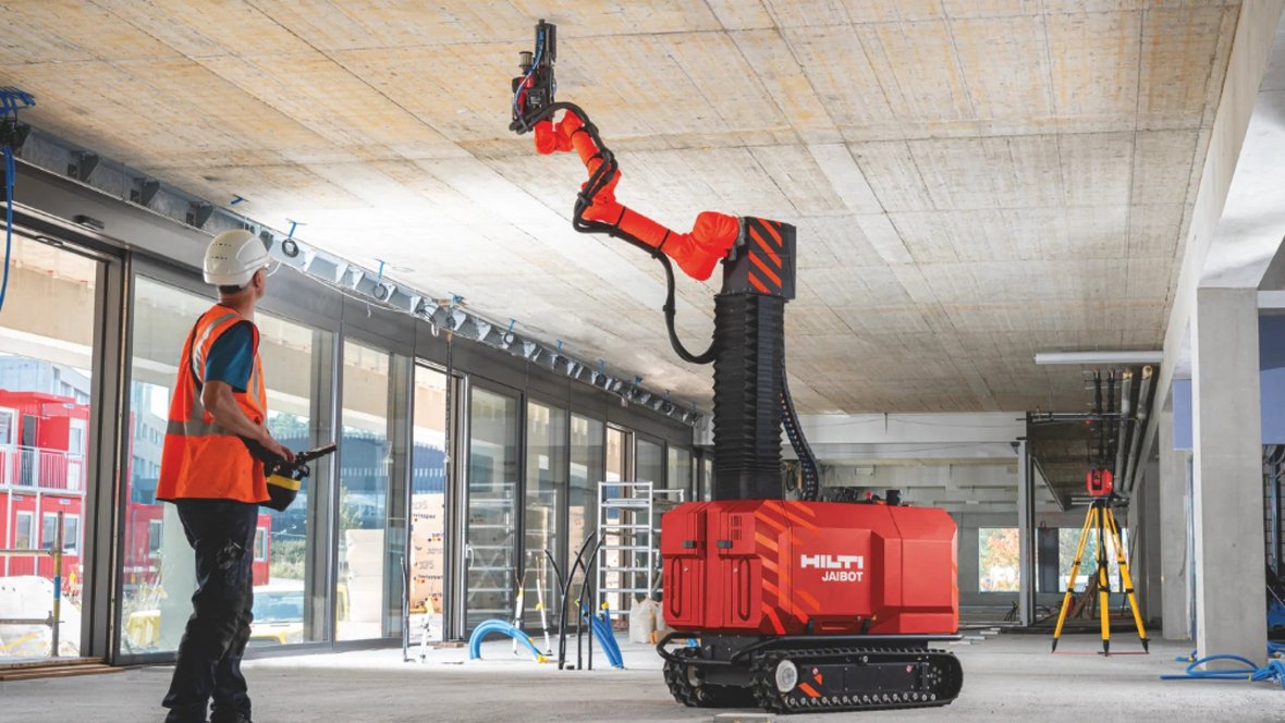 Nowe funkcje dla półautonomicznego mobilnego robota wiertniczego Hilti