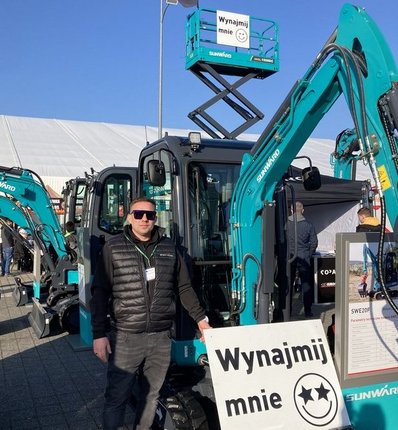 Mariusz Kwaśniak z firmy SP-Rent.