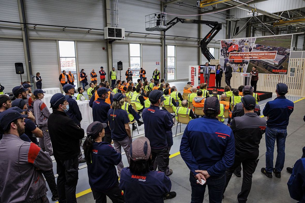 Inauguracja nowej fabryki Manitou w Candé