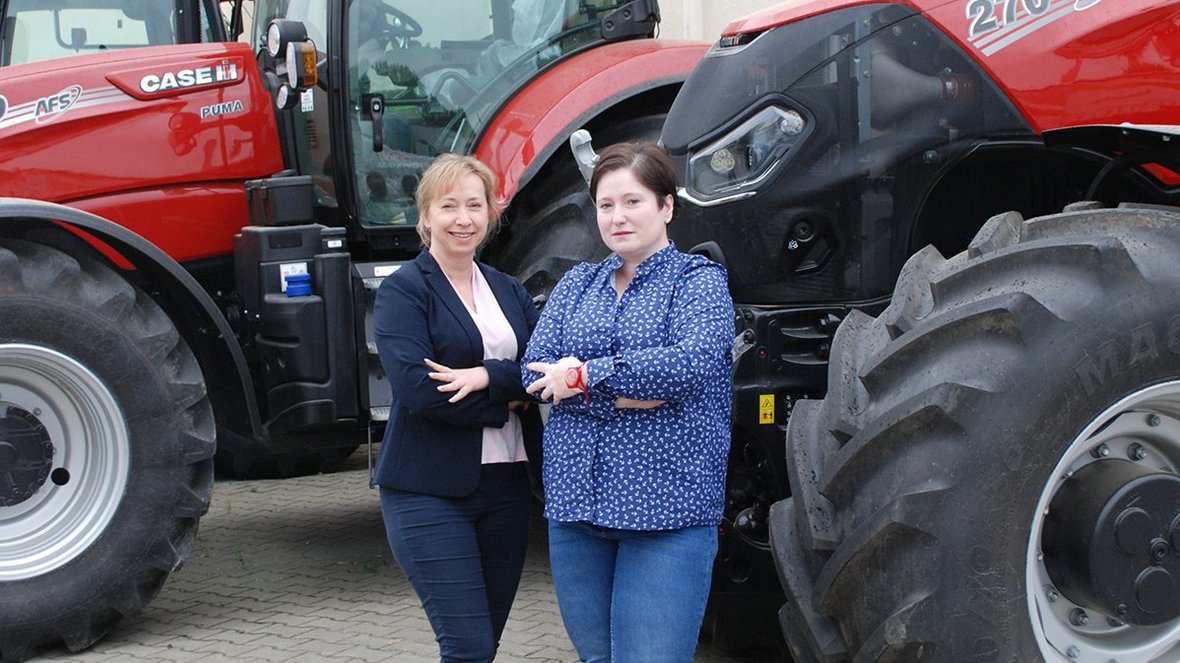 Od prawej Anna Frankiewicz, dyrektor działu maszyn rolniczych i Izabela Maćkowska, dyrektor marketingu (obie Osadkowski-Cebulski).