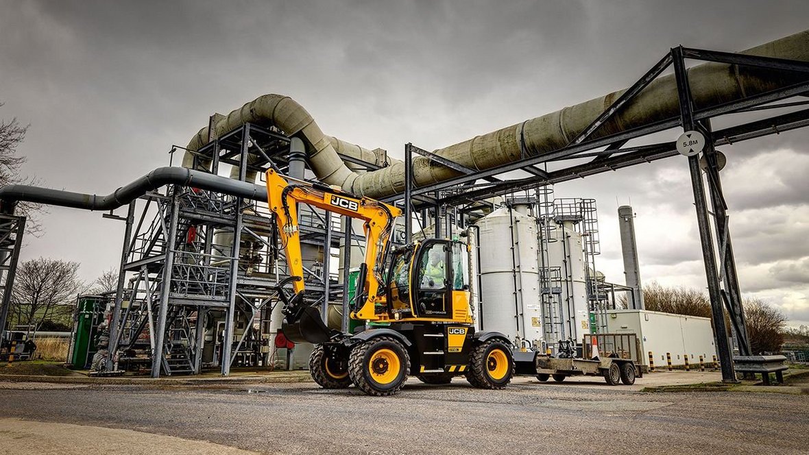 Innowacje w kołowej koparce JCB Hydradig 110 W