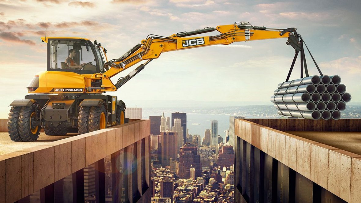 Innowacje w kołowej koparce JCB Hydradig 110 W