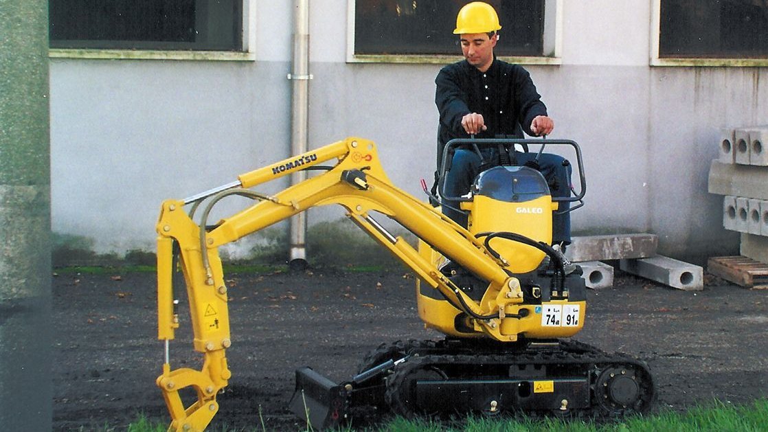 Komatsu PC09-1 przyjazna dla użytkonika