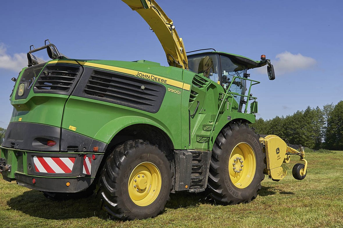 john deere zbiór traw