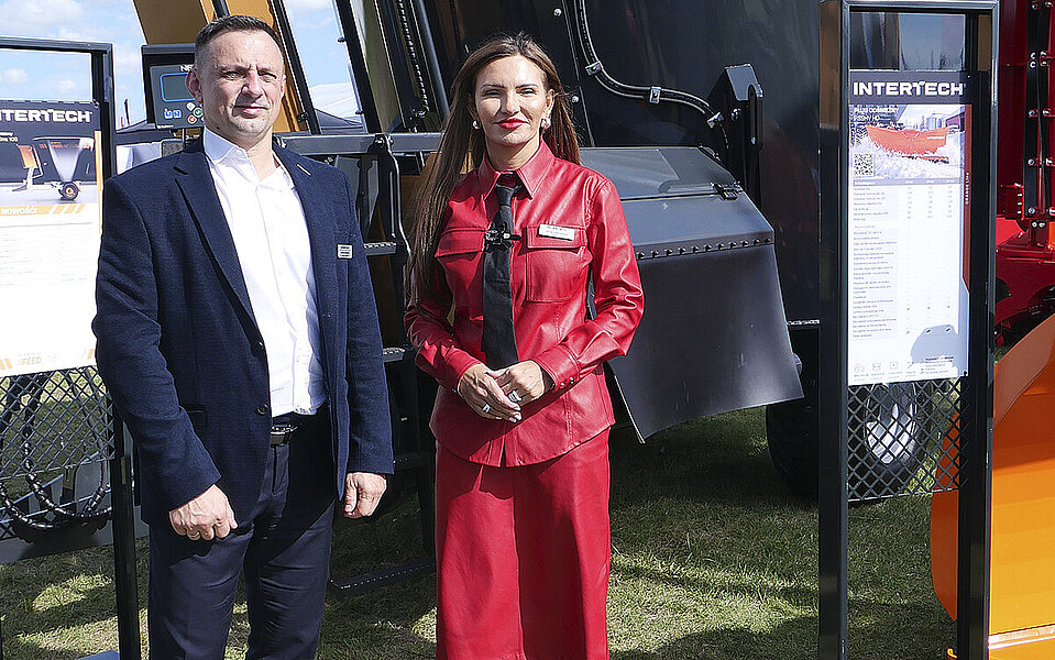 Od prawej: Anna Jankowska, prezes zarządu Intertech i Mariusz Maziarz dyrektor sprzedaży.