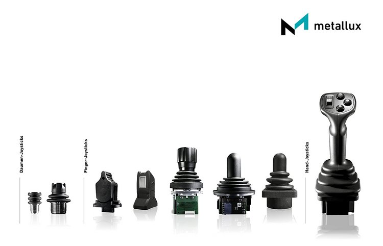 Metallux rozwija joysticki przemysłowe do sterowania maszynami