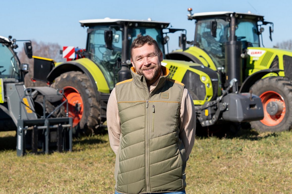 Jarosław Borowski z woj. lubuskiego, ambasador firmy AGRIMASZ.