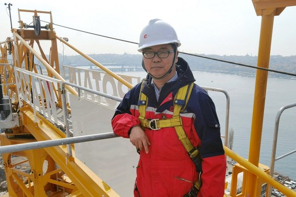 Zhang Yuanxiong, menedżer ds. serwisu terenowego Manitowoc