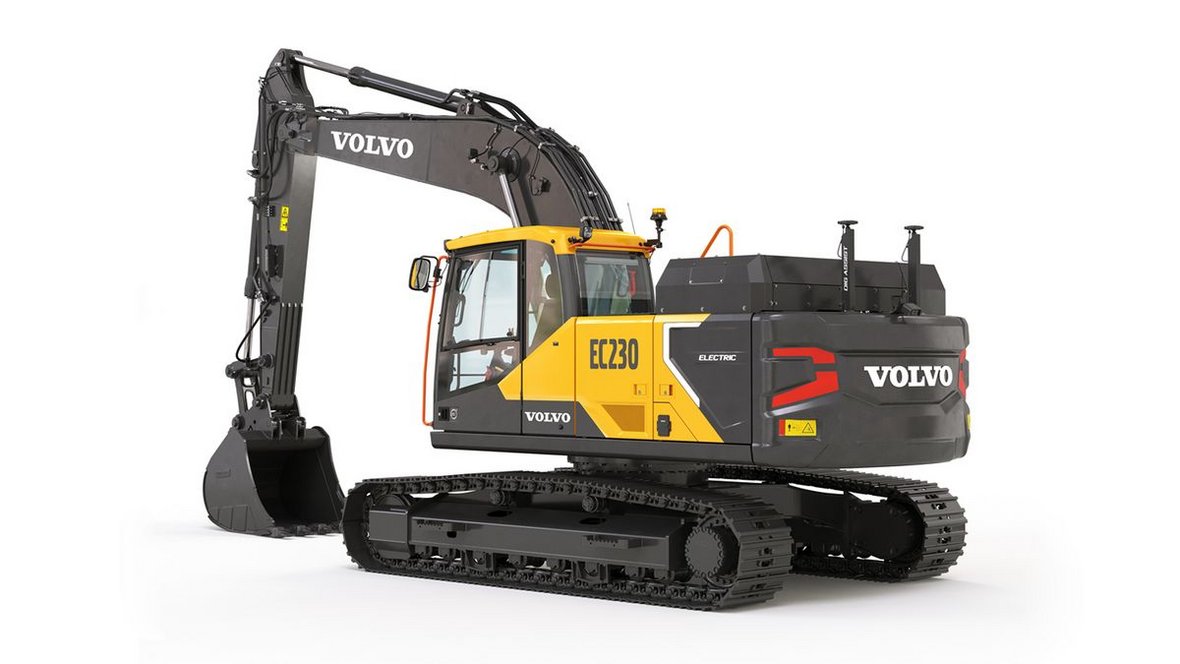 Dwudziestodwutonowa koaprka Volvo na prąd