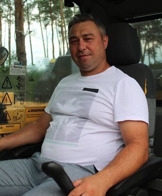 Marcin Popławski, właściciel firmy Silbud z Silna pod Toruniem.