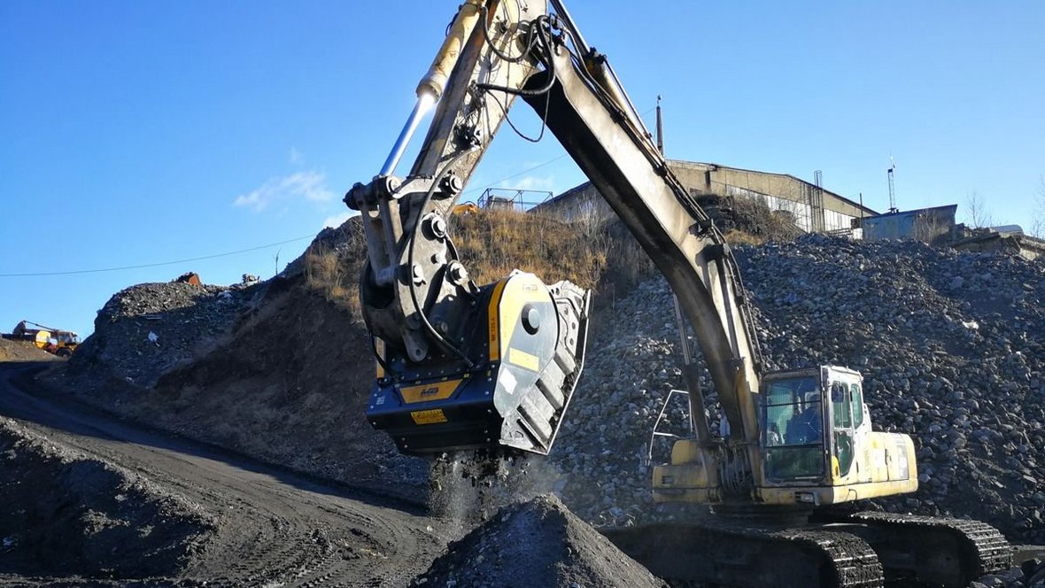 Recykling odpadów hutniczych MB Crusher