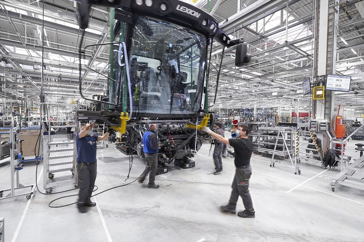 Na nowej linii montażowej Claas