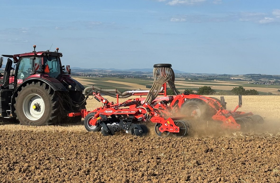 Uprawa bezorkowa brona talerzowa Kuhn Optimer
