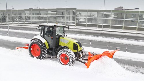 SaMASZ Olimp przeznaczony jest do usuwania śniegu z dróg, zwłaszcza w terenach górskich. 