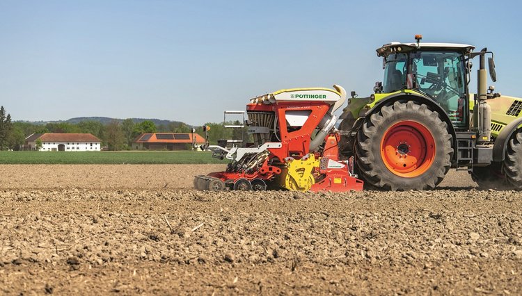 Poettinger Aerosem M z podwojnym zbiornikiem 