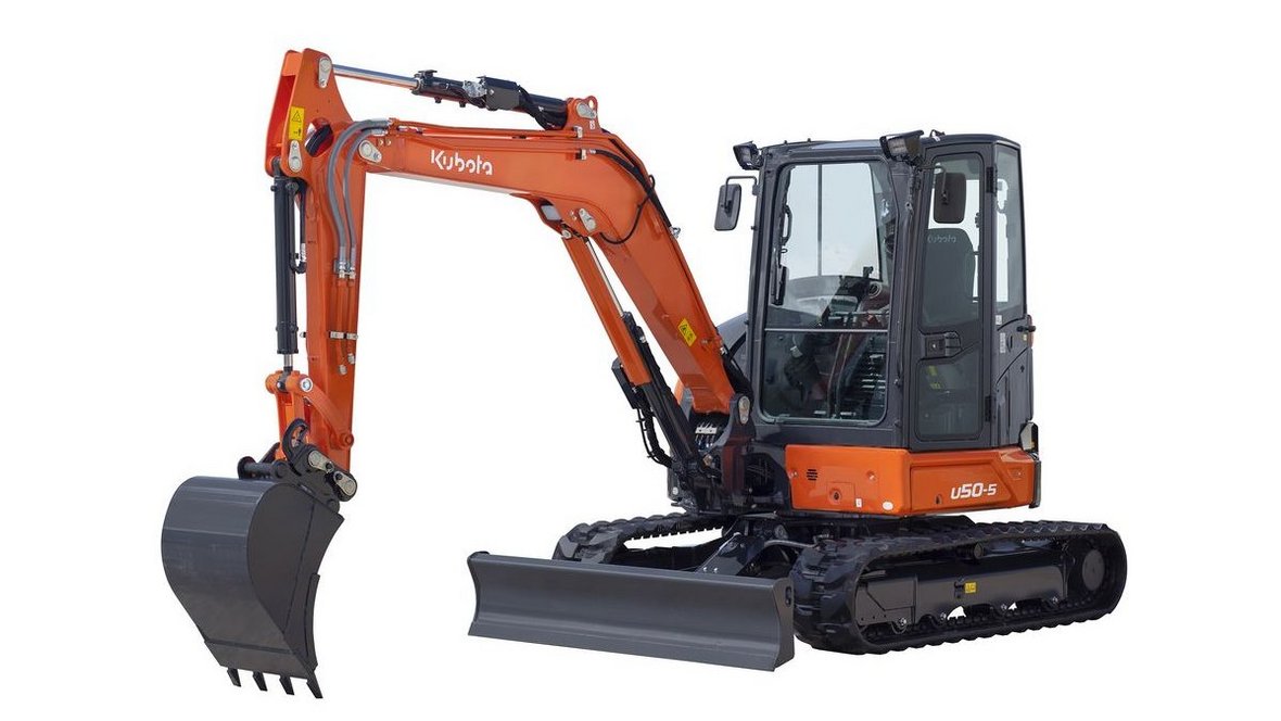 Minikoparki Kubota w pięciotonowej wersji