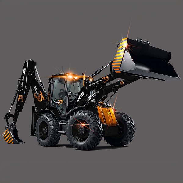 Jubileuszowa koparko-ładowarka 4CX Pro Black