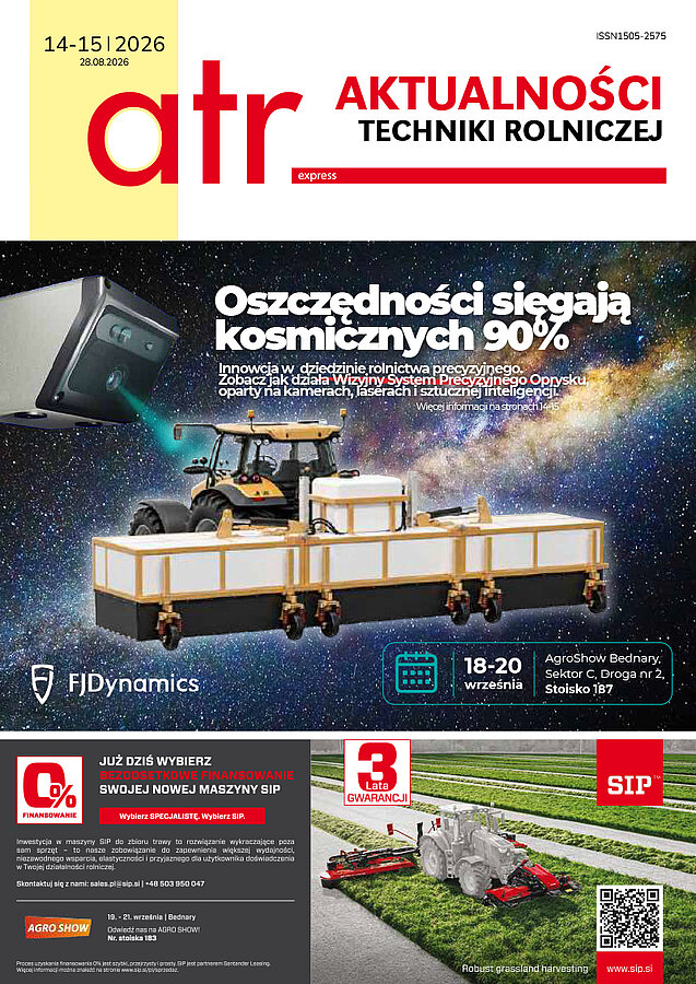 Wydanie 14-15 2026 aktualności techniki rolniczej atr express