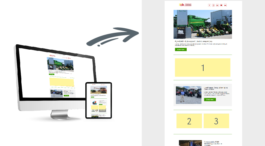 Cennik banerów reklamowych w newsletterze atr express
