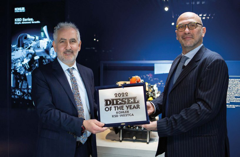 Zwycięski silnik Kohler - Diesel Of The Year