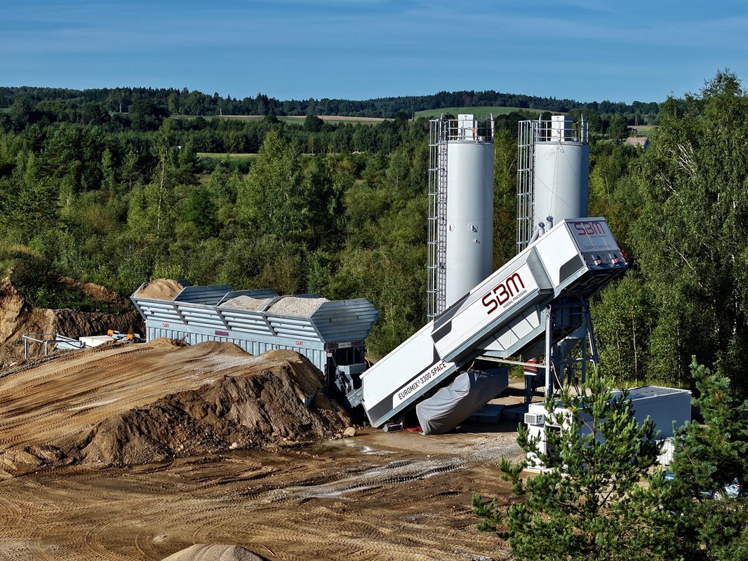 Nowa era mobilnej produkcji betonu z SBM Euromix 1600 Nova