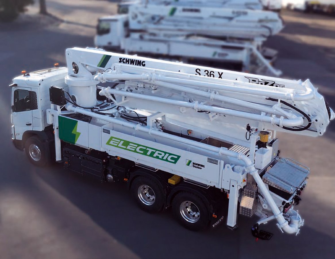 SCHWING S 36 X RaZor electric – przyszłość bezemisyjnych pomp do betonu
