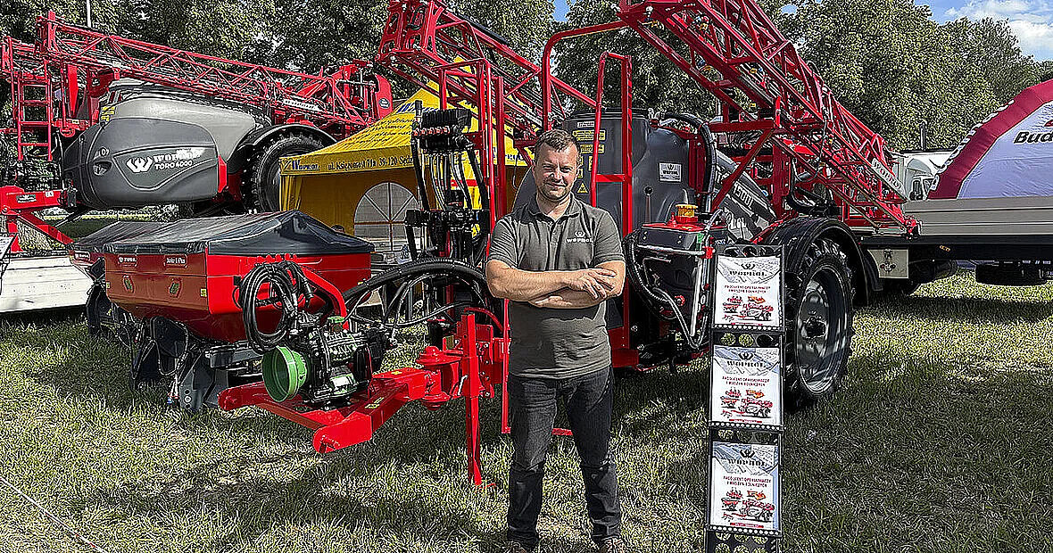 Woprol Toro 4000 – zaczepiany opryskiwacz o pojemności 4000 l, dostępny z systemami ISOBUS i Section Control.