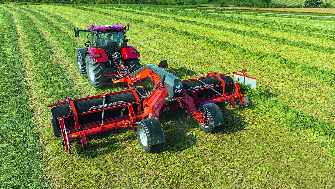 Innowacje Kuhn w zakresie zbioru zielonki, prasowania i rozdrabniania resztek roślinnych